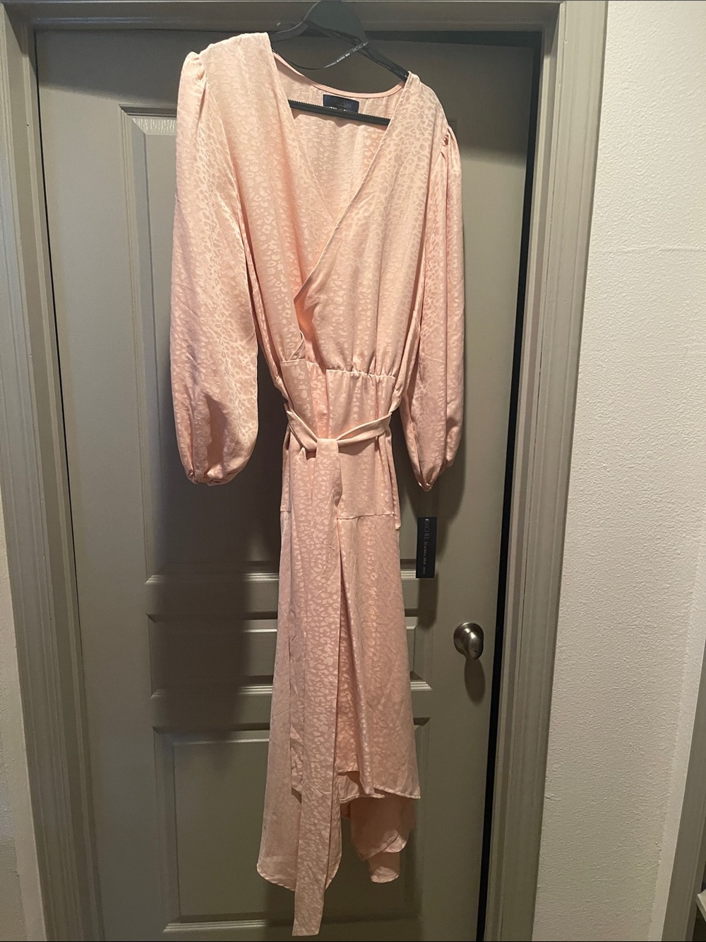 RACHEL Rachel Roy Light Blush High-Low Wrap Dress